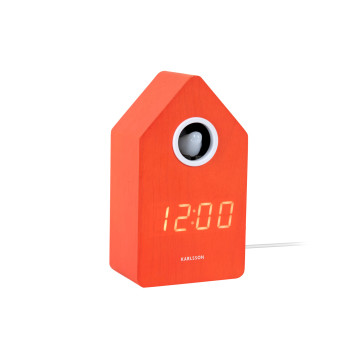 Budík Cuckoo LED Karlsson KA6070OR, 16cm